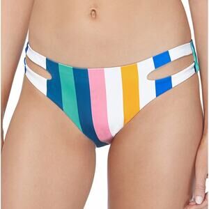 Raisins NAVY Juniors' Striped Bikini Swim Bottom